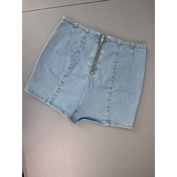 BDG Urban Outfitters women's‎ 27 light wash micro denim shorts high waisted - Picture 6 of 6